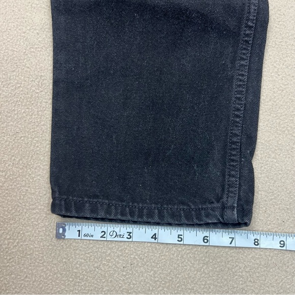 Vintage Levis 545 Jeans Mens Tag 34x30 Black Loose Fit Tapered Leg Y2k Brown tab - Picture 3 of 9